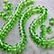 Green Faceted Glass Rondel Beads, 6mm by Bead Landing&#x2122;